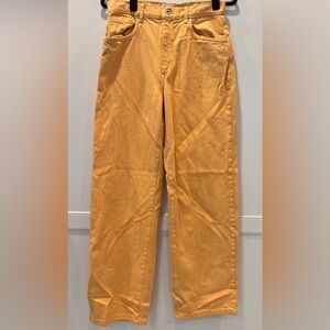 Cotton On Baggy Straight Leg Yellow Jeans- Never Worn!